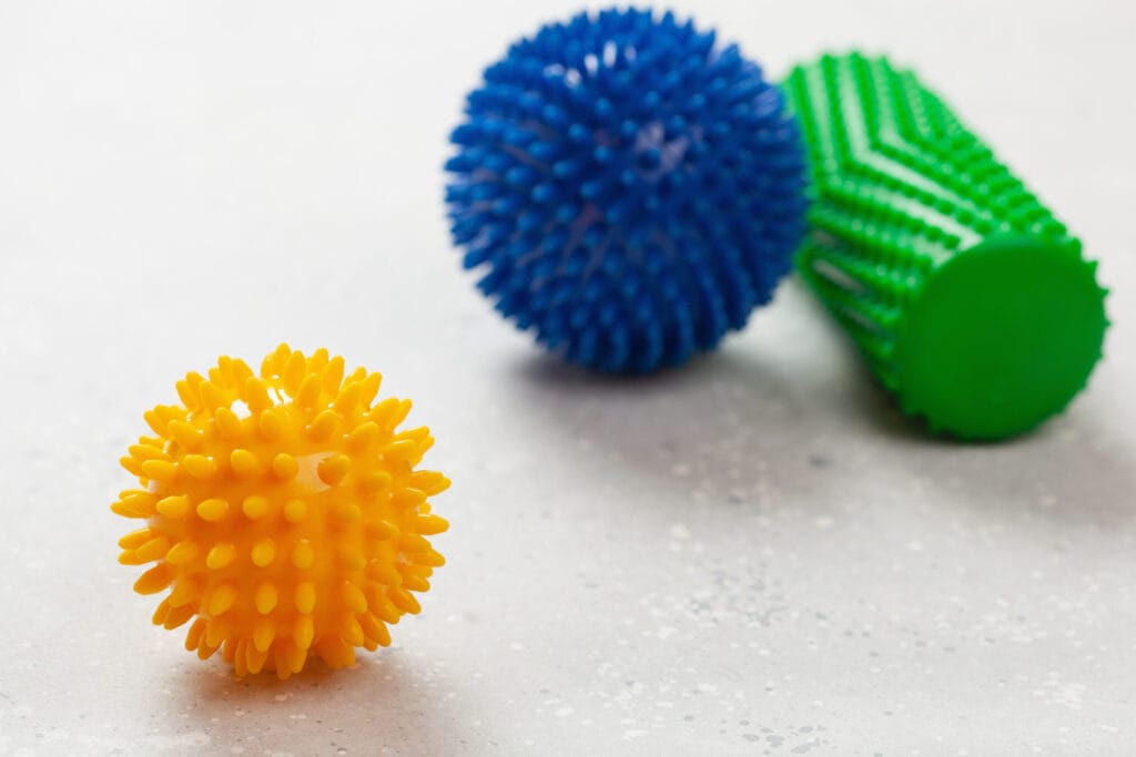 Pelotas de automasaje para trabajar la zona del cuello en casa